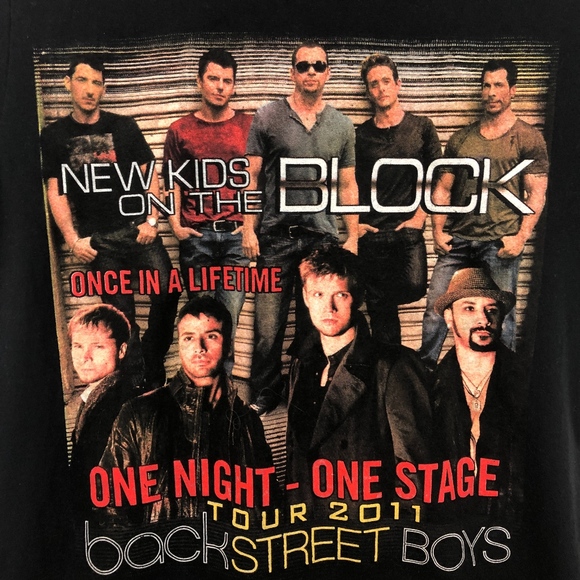 BACK STREET BOYS x NEW KIDS ON THE BLOCK Tour Tee - Picture 3 of 5